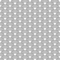 Japanese Wave Line Pattern Background Illustration vector
