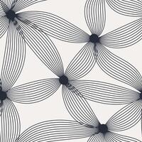Seamless pattern with striped flowers. Luxury nature leaves pattern design. Great for textile, fabric, wallpaper, wrapping, scrapbook and packaging vector