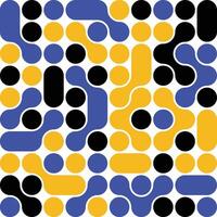 Metaball Connect Dot Set. Circle Shapes. Abstract Geometric Dots. Morphing Blob Elements for for Patterns, Stickers , Badges, Posters, Web Design vector