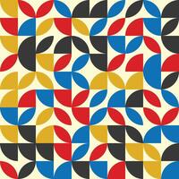 Colourful abstract pattern. Geometric background. Bauhaus style. illustration vector
