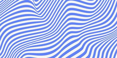 Groovy hippie 70s backgrounds. Pattern distorted optical illusion wave background. Ripple effect striped lines structure. vector