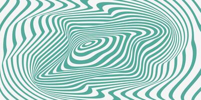 Groovy hippie 70s backgrounds. Pattern distorted optical illusion wave background. Ripple effect striped lines structure. vector