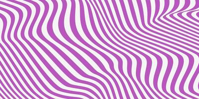 Groovy hippie 70s backgrounds. Pattern distorted optical illusion wave background. Ripple effect striped lines structure. vector