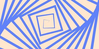 Abstract geometry illusion background, optic art illustration. Retro pastel background pattern. vector
