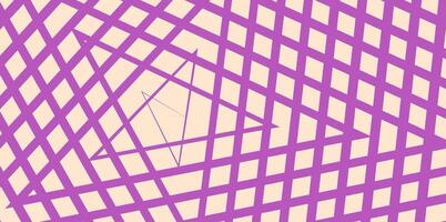 Star pattern line psychedelic abstract background, Pastel color retro groovy pattern. vector