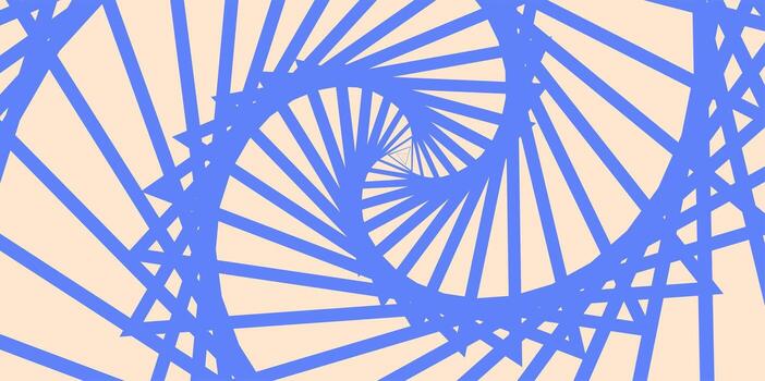 Abstract spin Line effect background, groovy geometry background pattern with pastel color vector