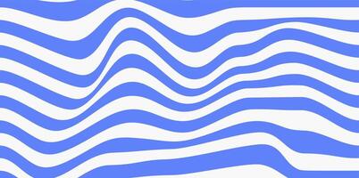 Groovy hippie 70s backgrounds. Pattern distorted optical illusion wave background. Ripple effect striped lines structure. vector