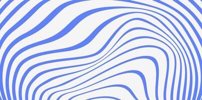 Groovy hippie 70s backgrounds. Pattern distorted optical illusion wave background. Ripple effect striped lines structure. vector