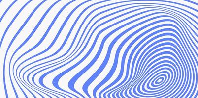 Groovy hippie 70s backgrounds. Pattern distorted optical illusion wave background. Ripple effect striped lines structure. vector