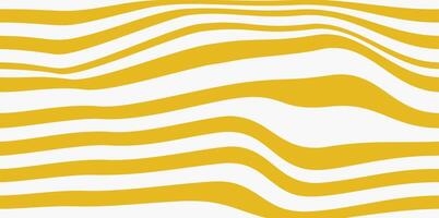 Groovy hippie 70s backgrounds. Pattern distorted optical illusion wave background. Ripple effect striped lines structure. vector