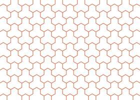 3d red and white polygonal cubes pattern background illustration. vector