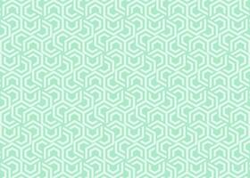 Pattern with geometric hexagons. Hexagonal structure background illustration. Green color. vector