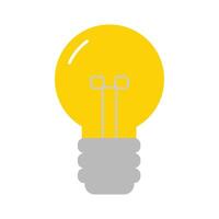 The light bulb is full of ideas And creative thinking, analytical thinking for processing. Light bulb icon . ideas symbol illustration. vector