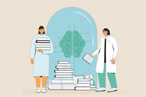 Artificial general intelligence research vector