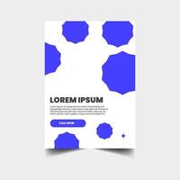 Minimalist style cover template, Ideal design for social media, cover, banner, flyer. vector