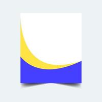 Minimalist style cover template, Ideal design for social media, cover, banner, flyer. vector