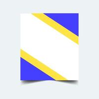 Minimalist style cover template, Ideal design for social media, cover, banner, flyer. vector