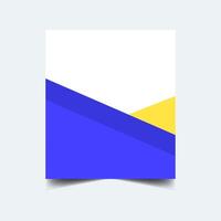 Minimalist style cover template, Ideal design for social media, cover, banner, flyer. vector