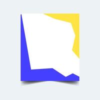 Minimalist style cover template, Ideal design for social media, cover, banner, flyer. vector