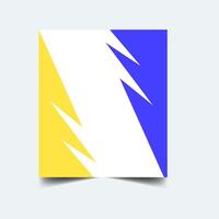 Minimalist style cover template, Ideal design for social media, cover, banner, flyer. vector