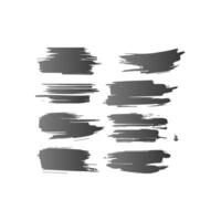 Set of paint brush stroke, ink splatter and artistic design elements. Dirty watercolor texture, box, frame, grunge background, splash or creative shape for social media. Abstract drawing. vector