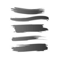 Set of paint brush stroke, ink splatter and artistic design elements. Dirty watercolor texture, box, frame, grunge background, splash or creative shape for social media. Abstract drawing. vector