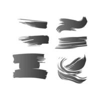 Set of paint brush stroke, ink splatter and artistic design elements. Dirty watercolor texture, box, frame, grunge background, splash or creative shape for social media. Abstract drawing. vector