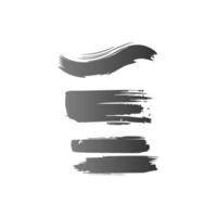 Set of paint brush stroke, ink splatter and artistic design elements. Dirty watercolor texture, box, frame, grunge background, splash or creative shape for social media. Abstract drawing. vector