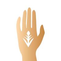 Hand pose, Cartoon human palms and wrist vector