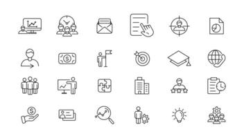 Headhunting icon set. Recruitment icon set Included the icons as Job Interview, Career Path, Resume, Job hiring, Candidate and Human resource icons. vector