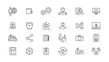 Headhunting icon set. Recruitment icon set Included the icons as Job Interview, Career Path, Resume, Job hiring, Candidate and Human resource icons. vector
