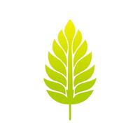 Green leaf icon, Elements design for natural, eco, vegan, bio label vector