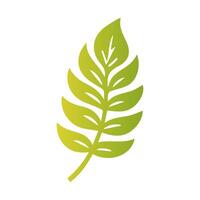 Green leaf icon, Elements design for natural, eco, vegan, bio label vector