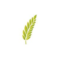 Green leaf icon, Elements design for natural, eco, vegan, bio label vector