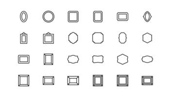 Set of geometric shapes in trendy retro style. Modern minimalist arch frame with sparkles. Trendy design elements for banners, social media, poster design, packaging. vector