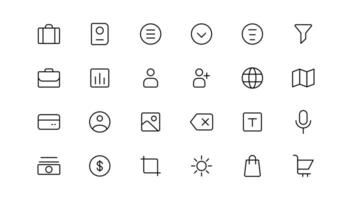 Web icon set. Website set icon . for computer and mobile vector