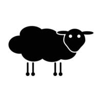 Sheep icon on white background vector