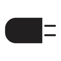 Plug icon on white background vector