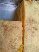 Kue Lapis or Kue Pepe or Rainbow sticky layer cake, Indonesian traditional dessert made from rice flour and coconut milk, steamed layer by layer photo