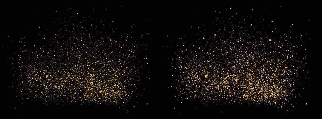 Luxury gold glitter confetti firework element