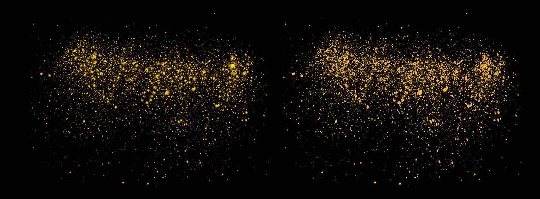 Gold glitter abstract firework glamour confetti background
