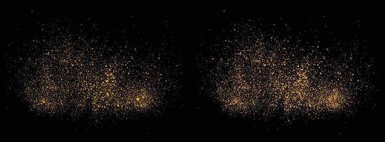 Gold glitter golden color sparkle texture effect vector
