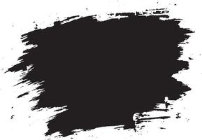 Black color brush strokes stain background vector