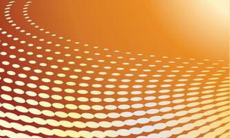 Orange Bright abstract gradient with Halftone dots colorful banner vector