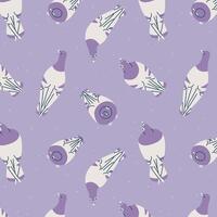 A GROUP OF DOVES ARE EATING TOGETHER PATTERN DESIGN vector