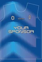 Soccer jersey design for sublimation vector