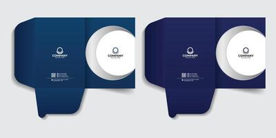 File folder design for your company presentation. company folder, business folder, business document, report cover template design. vector