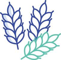 Crop outline color illustration vector