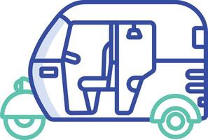 Auto outline color illustration vector