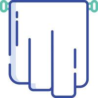 Cloth outline color illustration vector